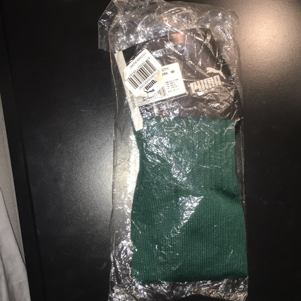 Puma Green Soccer Socks